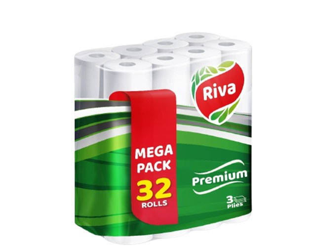RIVA 3 layer toilet paper 32 Psc